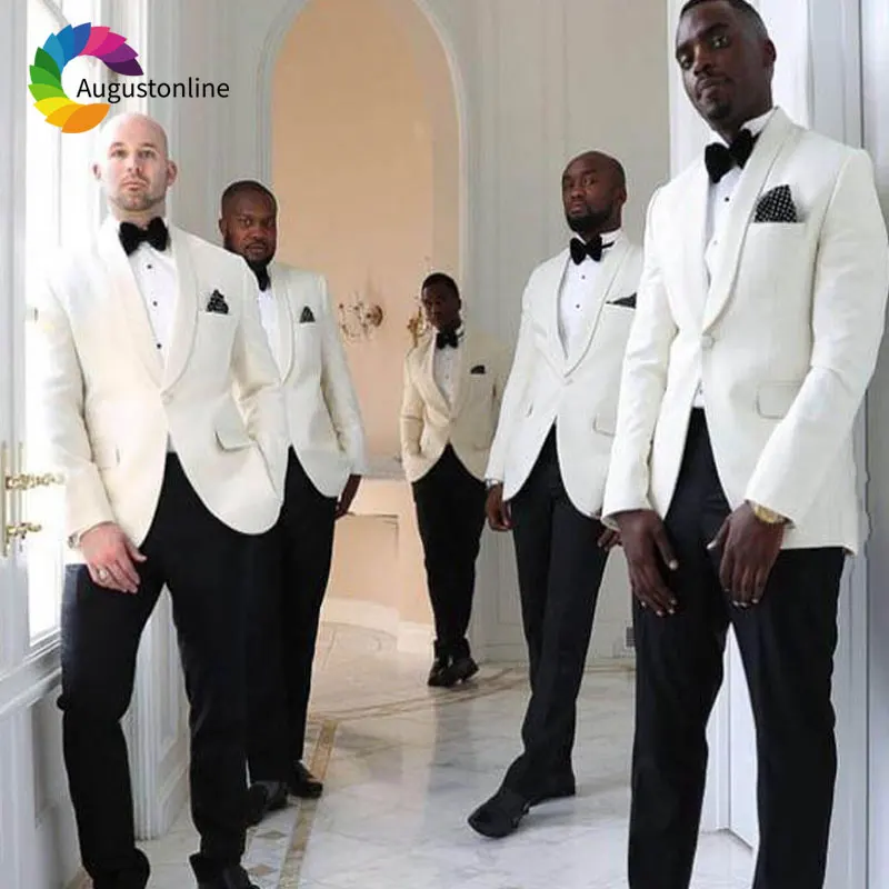 Ivory Wedding Suits for Men Shawl Lapel Slim Fit Groom Tuxedo Costume Homme Prom Groomsmen Blazer Jacket 2Piece Terno Masculino
Ivory Wedding Suits for Men Shawl Lapel Slim Fit Groom Tuxedo Costume Homme Prom Groomsmen Blazer Jacket 2Piece Terno Masculino
