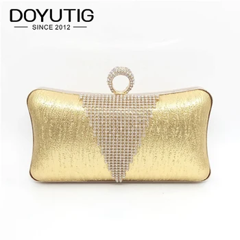 Hot Selling Woman's Evening Bag Gold Glittered Clutch Bags Female Wedding Handbags Party Banquet Girl Crystal Shoulder Bags A133
Hot Selling Woman's Evening Bag Gold Glittered Clutch Bags Female Wedding Handbags Party Banquet Girl Crystal Shoulder Bags A133