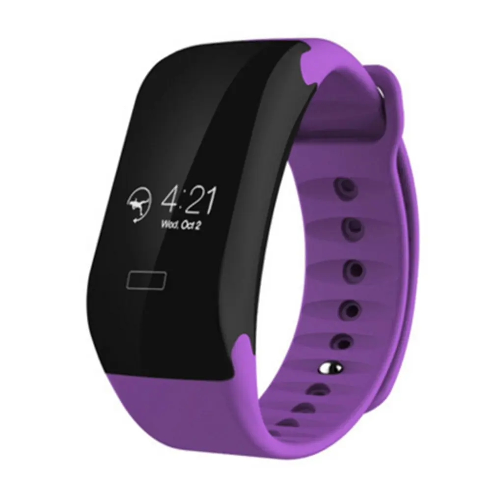 X7 Bluetooth Smart цифровые часы сердечного ритма крови Пресс монитор Фитнес Браслет сна