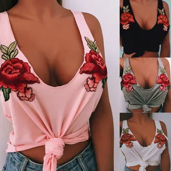 Sexy Floral Embroidery Tank Top Fashion Women Flower Vest Crop Top Female Scoop Neck Sleeveless Plus Size Casual Shirt Blouse 15
Sexy Floral Embroidery Tank Top Fashion Women Flower Vest Crop Top Female Scoop Neck Sleeveless Plus Size Casual Shirt Blouse 15