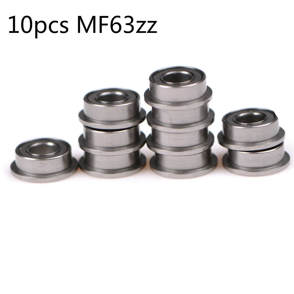 10pcs/lot MF63zz Metal Double Shielded Miniature Deep Groove Flanged Ball Bearings For 3D Printer 3x6x2.5mm
10pcs/lot MF63zz Metal Double Shielded Miniature Deep Groove Flanged Ball Bearings For 3D Printer 3x6x2.5mm