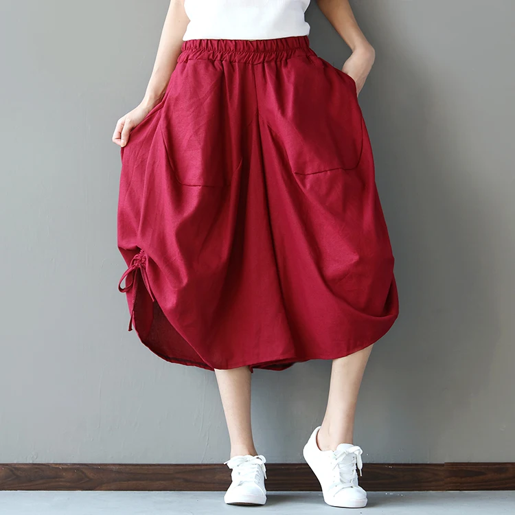 Sale Summer Women Casual Linen Shorts Harajuku Elastic High Waist Hip Hop Punk Shorts Vintage Pockets Short Femme Loose Wide Leg
Sale Summer Women Casual Linen Shorts Harajuku Elastic High Waist Hip Hop Punk Shorts Vintage Pockets Short Femme Loose Wide Leg