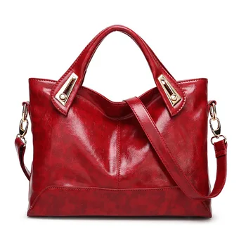 Fashion Women Handbags Oil Wax Leather Solid Zipper Shoulder Hobo Bags Elegant Office Ladies Large Tote Hand Bag bolsa feminina
Fashion Women Handbags Oil Wax Leather Solid Zipper Shoulder Hobo Bags Elegant Office Ladies Large Tote Hand Bag bolsa feminina