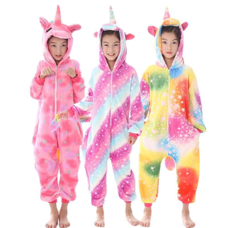 Kids Unicorn Onesie Sleepwear Girls Animal Panda Stitch Deer Baby Jumpsuit Children Winter Kugurumi Flannel Licorne Boys Pyjamas
Kids Unicorn Onesie Sleepwear Girls Animal Panda Stitch Deer Baby Jumpsuit Children Winter Kugurumi Flannel Licorne Boys Pyjamas