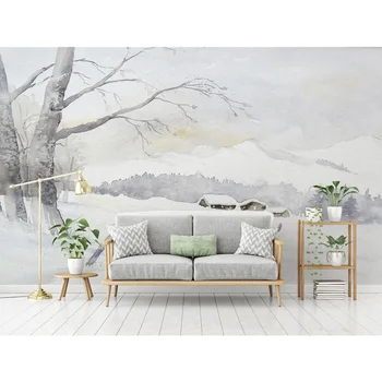Painted Snow Pastoral Landscape Wallpaper Mural Living Room Bedroom Wall Papers 3D Home Decor Self Adhesive Vinyl/Silk Wallpaper
Painted Snow Pastoral Landscape Wallpaper Mural Living Room Bedroom Wall Papers 3D Home Decor Self Adhesive Vinyl/Silk Wallpaper