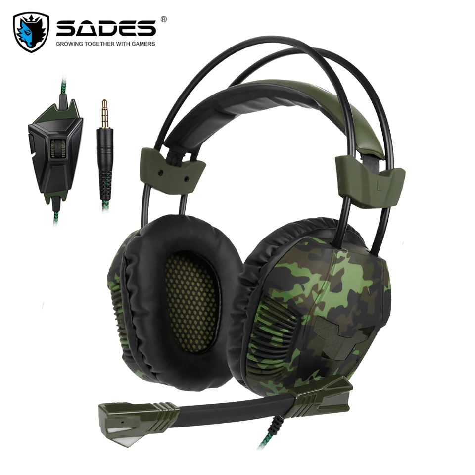Sades SA921 Plus Gaming Headset PS4 casque 3.5mm Stereo Headphones with Mic for Mobile Phone TV Laptop PC Gamer fones de ouvido
Sades SA921 Plus Gaming Headset PS4 casque 3.5mm Stereo Headphones with Mic for Mobile Phone TV Laptop PC Gamer fones de ouvido