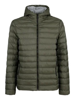 Hooded padded jacket-Green 
Hooded padded jacket-Green