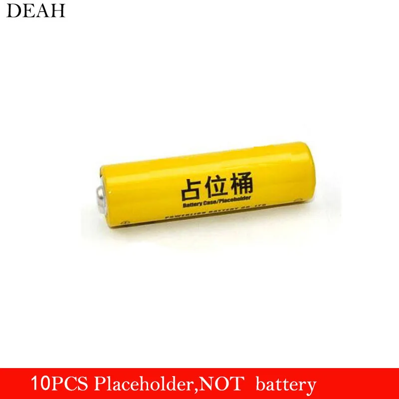 10pcs/lot 14500 li-ion lithium dummy fake battery for Lithium iron phosphate battery AA battery setup dummy cells can't charger
10pcs/lot 14500 li-ion lithium dummy fake battery for Lithium iron phosphate battery AA battery setup dummy cells can't charger