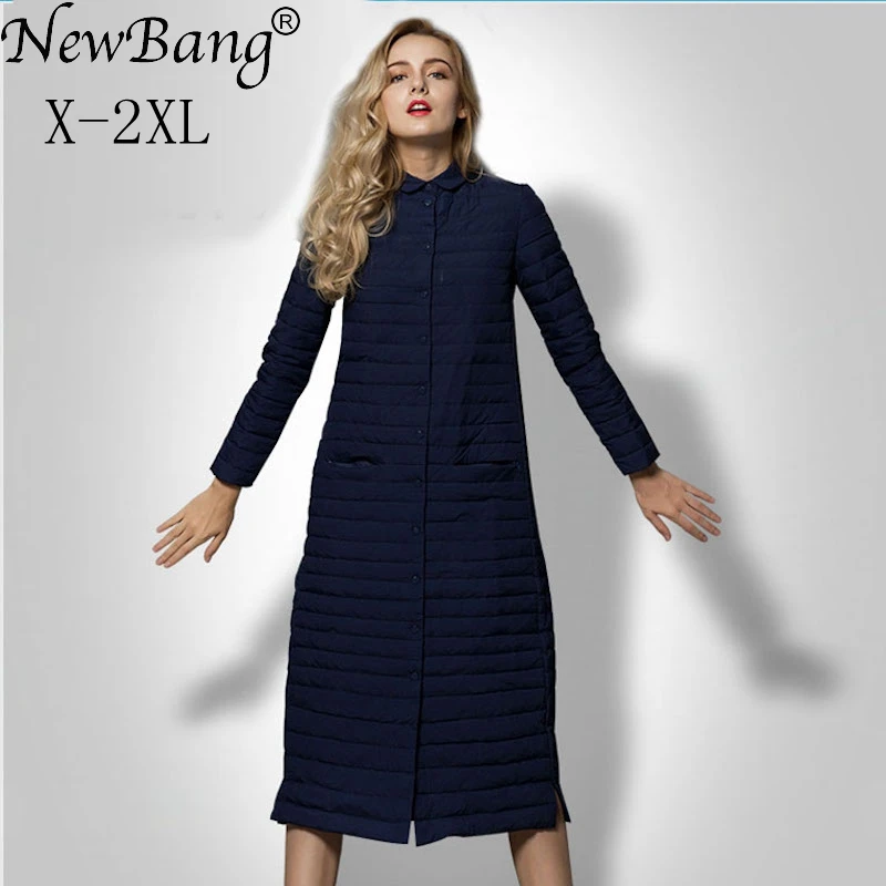NewBang Brand Long Women's Down Jacket Puffer Coat Ultra Light Down Jacket Women Single Breasted Windbreaker Coats
NewBang Brand Long Women's Down Jacket Puffer Coat Ultra Light Down Jacket Women Single Breasted Windbreaker Coats
