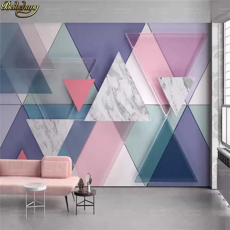 beibehang Custom Solid geometric wallpaper for living room triangle glass marble mosaic TV background photo wall paper 3D mural
beibehang Custom Solid geometric wallpaper for living room triangle glass marble mosaic TV background photo wall paper 3D mural