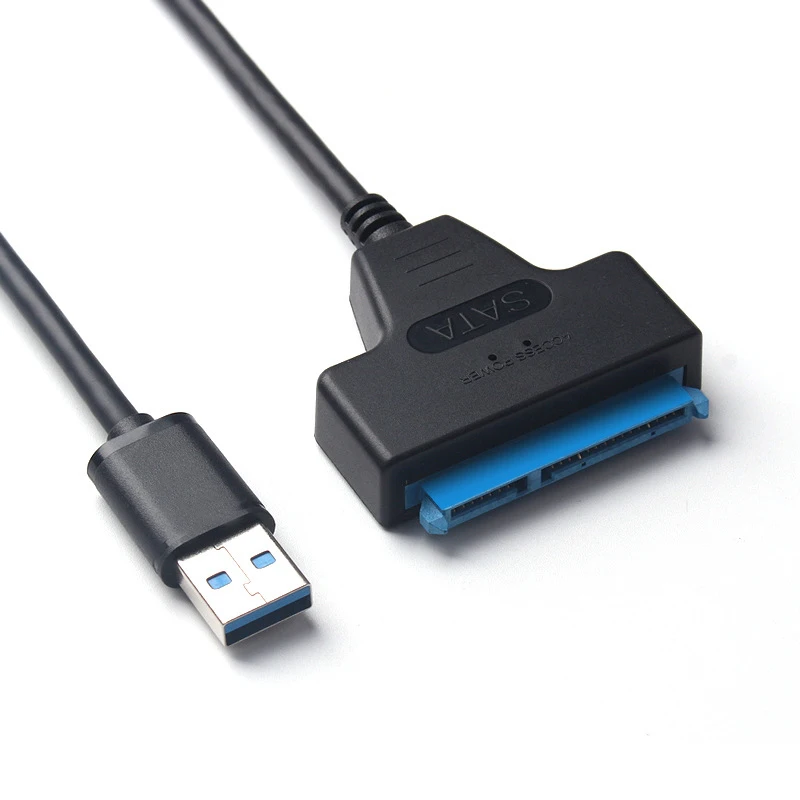 SATA to USB Hard Drive Adapter SATA USB 3.0 Cable 22pin SATA 3 to USB 3.0 Adapter for 2.5" HDD SSD
SATA to USB Hard Drive Adapter SATA USB 3.0 Cable 22pin SATA 3 to USB 3.0 Adapter for 2.5" HDD SSD
