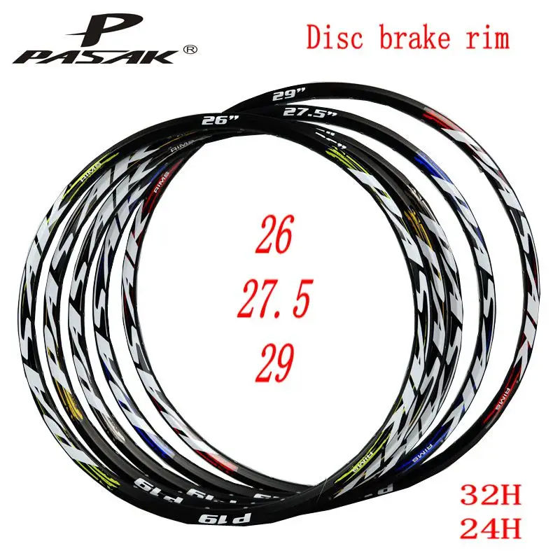 MTB 26 /27.5/29 Inch Clincher Bicycle Rims 24/32 Hole Disc Brake Rims Aluminum Alloy Mountain Bike Rims Circles
MTB 26 /27.5/29 Inch Clincher Bicycle Rims 24/32 Hole Disc Brake Rims Aluminum Alloy Mountain Bike Rims Circles