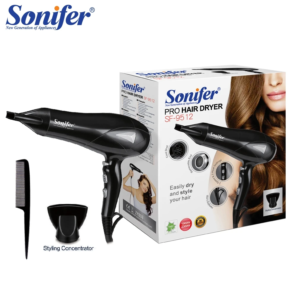 2300W Best Professional Hair Dryer Brush Household Electric Blow Dryer Hot And Cold Wind Salon Equipment Sonifer
2300W Best Professional Hair Dryer Brush Household Electric Blow Dryer Hot And Cold Wind Salon Equipment Sonifer