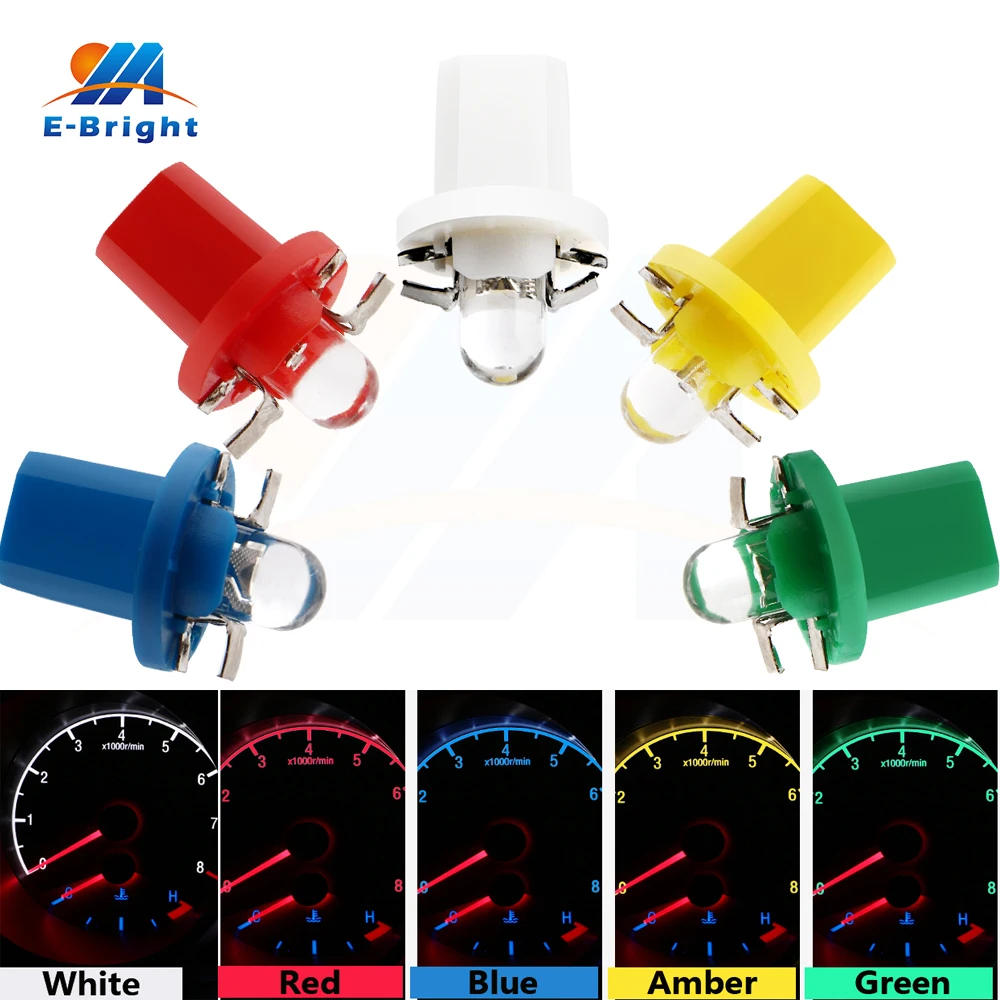 20Pcs/Lot Convex B8.5 T5 1 SMD LED Wedge Base 12V Car Interior Led Dashboard Bombilla Panel Instrument Light Bulbs Free Shipping
20Pcs/Lot Convex B8.5 T5 1 SMD LED Wedge Base 12V Car Interior Led Dashboard Bombilla Panel Instrument Light Bulbs Free Shipping