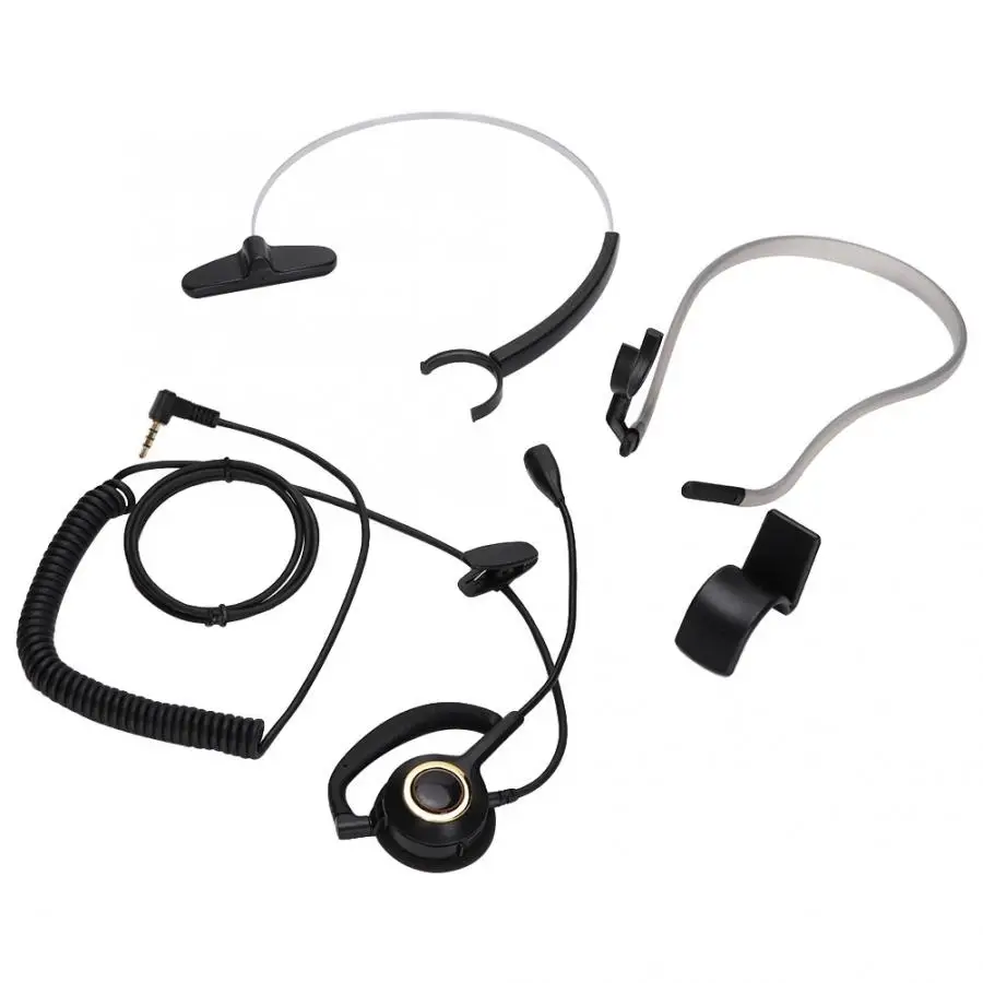 Call Center Headset with Mic Rear Mounted Noise Canceling Customer Service Headset 3.5mm
Call Center Headset with Mic Rear Mounted Noise Canceling Customer Service Headset 3.5mm