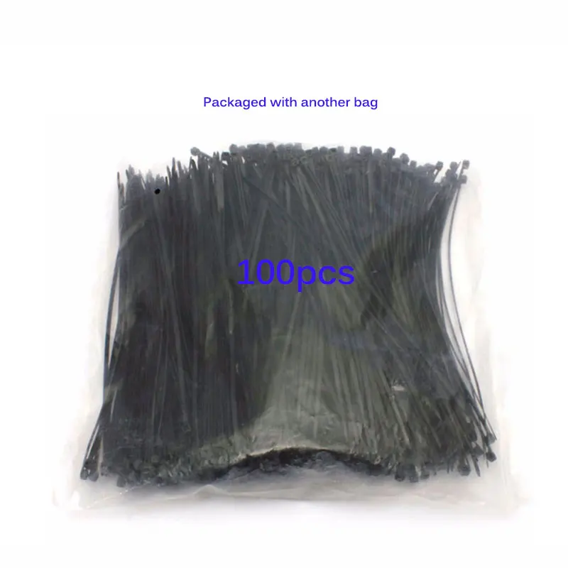 100pcs/set 2.5x200mm Nylon Plastic Cable Ties Zip Fasten Wire Wrap Strap 2.5x200mm
100pcs/set 2.5x200mm Nylon Plastic Cable Ties Zip Fasten Wire Wrap Strap 2.5x200mm