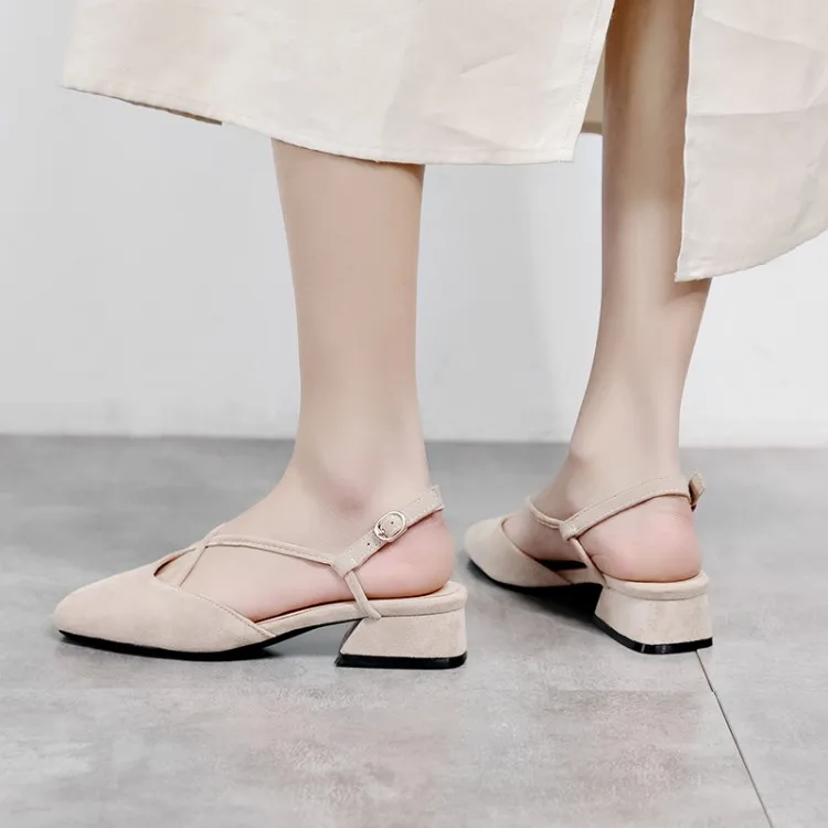 Big Size 11 12 high heels sandals women shoes woman summer ladies Cross strap with thick heel for Baotou sandals
Big Size 11 12 high heels sandals women shoes woman summer ladies Cross strap with thick heel for Baotou sandals