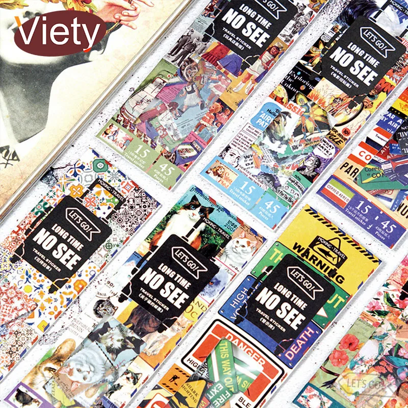 45 pcs/lot Vintage stamps animal can mini paper sticker DIY diary planner decorative sticker album scrapbook stationery
45 pcs/lot Vintage stamps animal can mini paper sticker DIY diary planner decorative sticker album scrapbook stationery