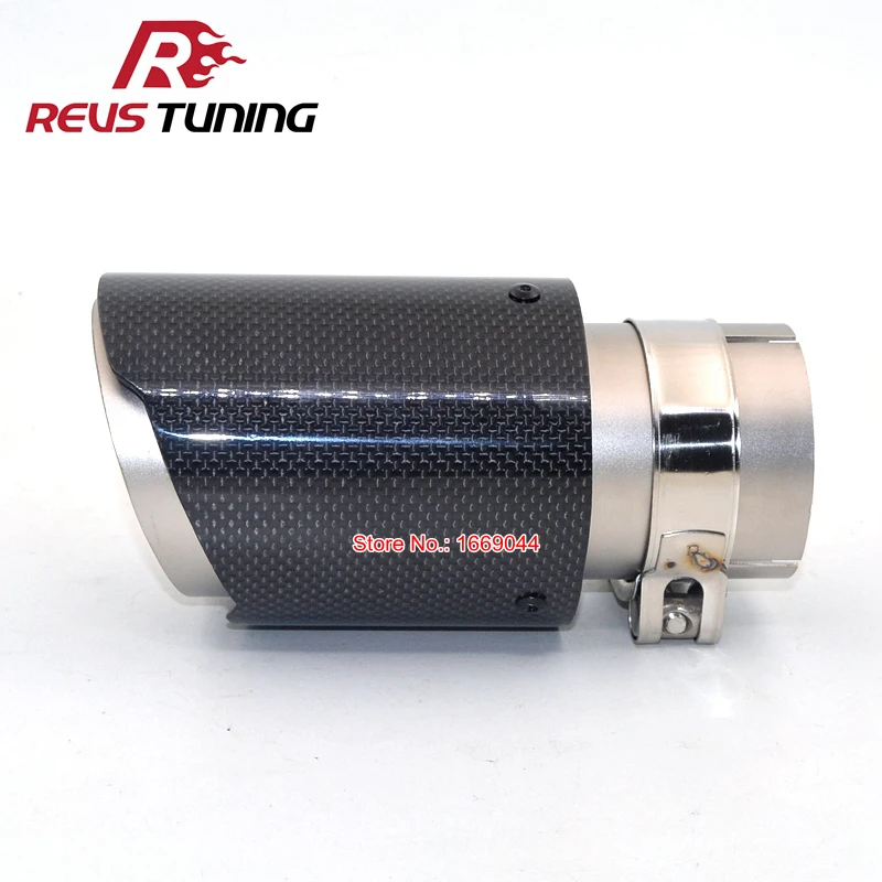 Inlet: 51mm 54mm 57mm 60mm 63mm Glossy Akrapovic Style Carbon Fiber Muffler Exhaust Tip Tail For BMW VW Toyota Honda Subaru ETC.
Inlet: 51mm 54mm 57mm 60mm 63mm Glossy Akrapovic Style Carbon Fiber Muffler Exhaust Tip Tail For BMW VW Toyota Honda Subaru ETC.
