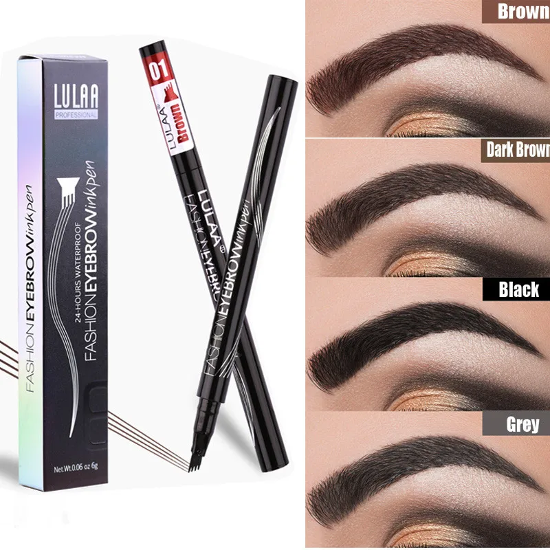Hot Sale Waterproof Eyebrow Pencil 4 Head Fork Tip Eyebrow Tattoo Pen professional Easy Use Fine Sketch Liquid Eye Brow Pencil
Hot Sale Waterproof Eyebrow Pencil 4 Head Fork Tip Eyebrow Tattoo Pen professional Easy Use Fine Sketch Liquid Eye Brow Pencil