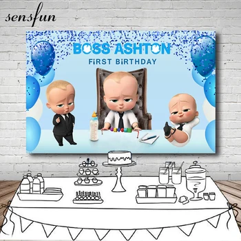 Sensfun Little Men Boss Baby Birthday Party Backdrop For Photo Studio Blue Theme Balloons Photography Backgrounds 7x5FT Vinyl
Sensfun Little Men Boss Baby Birthday Party Backdrop For Photo Studio Blue Theme Balloons Photography Backgrounds 7x5FT Vinyl