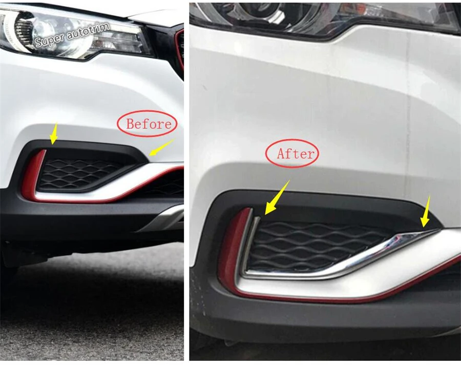 Lapetus Front Fog Lights Lamp Eyelid Eyebrow Cover Trim 2 Pcs Bright Style Accessories Exterior Fit For MG ZS 2018 2019 / ABS
Lapetus Front Fog Lights Lamp Eyelid Eyebrow Cover Trim 2 Pcs Bright Style Accessories Exterior Fit For MG ZS 2018 2019 / ABS