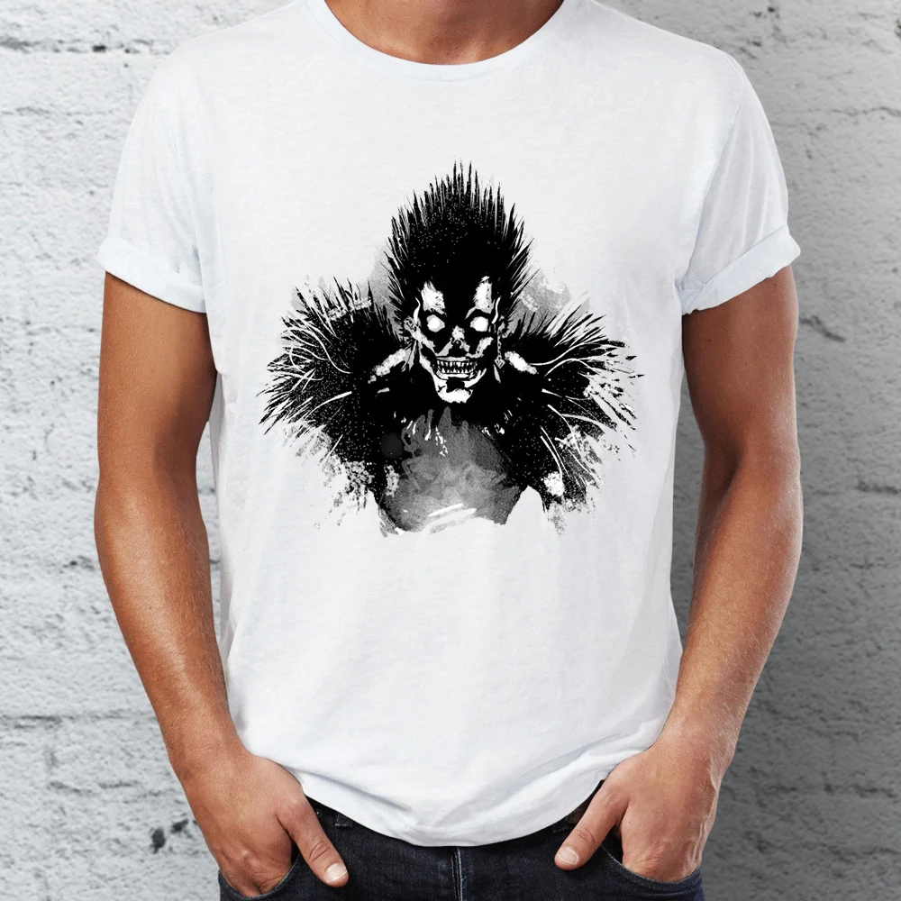 New Men's Short Sleeve t-shirt Bored Shinigami Death Note Manga Anime Tshirt Harajuku Streetwear Cool Tees Tops
New Men's Short Sleeve t-shirt Bored Shinigami Death Note Manga Anime Tshirt Harajuku Streetwear Cool Tees Tops