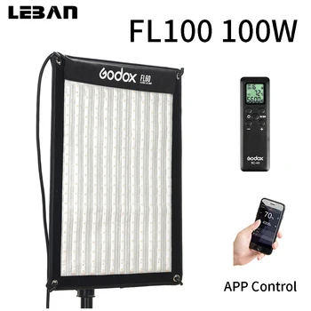 Godox FL100 100W Flexible LED Video Light Rollable Cloth Lamp + Controller + Remote Control + X-shape Support +Mobile APP
Godox FL100 100W Flexible LED Video Light Rollable Cloth Lamp + Controller + Remote Control + X-shape Support +Mobile APP