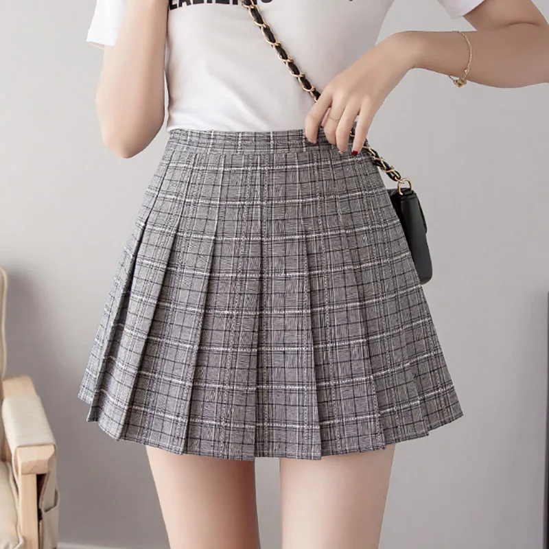 Ulzzang Korean Casual Plaid Skirt Women Summer 2019 New Pink Black High Waist Mini Skirt Korean Kpop Schoolgirl Clothing
Ulzzang Korean Casual Plaid Skirt Women Summer 2019 New Pink Black High Waist Mini Skirt Korean Kpop Schoolgirl Clothing