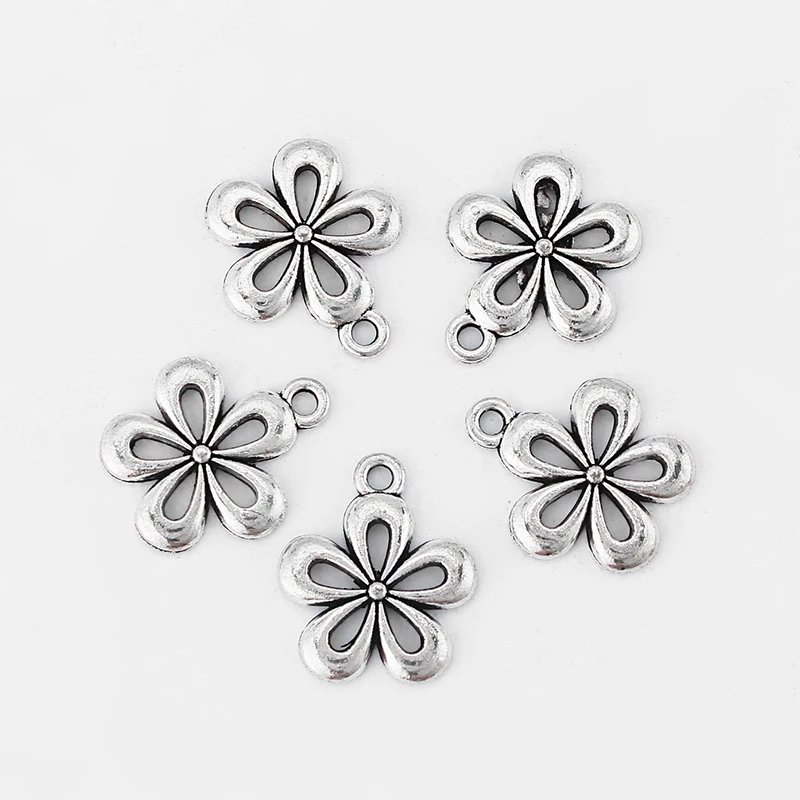 20pcs Vintage Antique Silver Daisy Flower Charm Pendant for Necklace Bracelet Earring Making Jewelry DIY Fashion Bijoux Findings
20pcs Vintage Antique Silver Daisy Flower Charm Pendant for Necklace Bracelet Earring Making Jewelry DIY Fashion Bijoux Findings