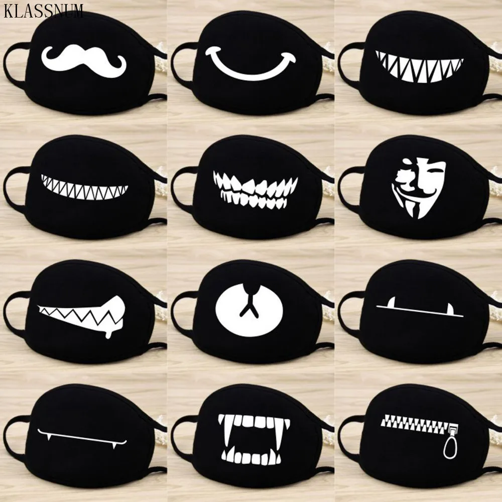 KLASSNUM 2019 Newest Fashion Unisex Anti-Dust Cotton Mouth Face Mask Black Cartoon-Pattern Health Cycling Respirator
KLASSNUM 2019 Newest Fashion Unisex Anti-Dust Cotton Mouth Face Mask Black Cartoon-Pattern Health Cycling Respirator