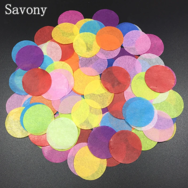 1500pcs 2.5cm/1inch Multicolor Circle Shape Tissue Paper Confetti For Wedding Birthday Party Table Decorations
1500pcs 2.5cm/1inch Multicolor Circle Shape Tissue Paper Confetti For Wedding Birthday Party Table Decorations