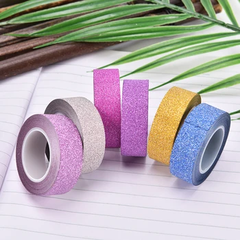 16Colors Glitter Washi Tape Set Japanese Stationery Scrapbooking Decorative Tapes Adhesive TapeKawai Adesiva Decorativa1.5cmx10m
16Colors Glitter Washi Tape Set Japanese Stationery Scrapbooking Decorative Tapes Adhesive TapeKawai Adesiva Decorativa1.5cmx10m