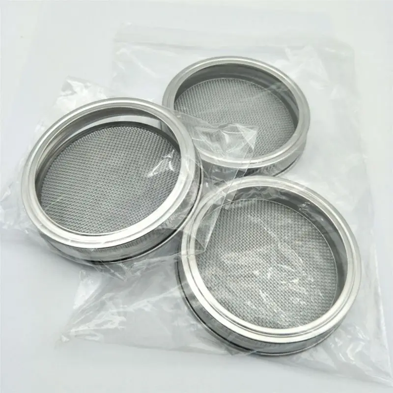 Sprouting Mason Jars with Stainless Steel Strainer Lids - Germinator Set to Grow Your Own Sprouts
Sprouting Mason Jars with Stainless Steel Strainer Lids - Germinator Set to Grow Your Own Sprouts