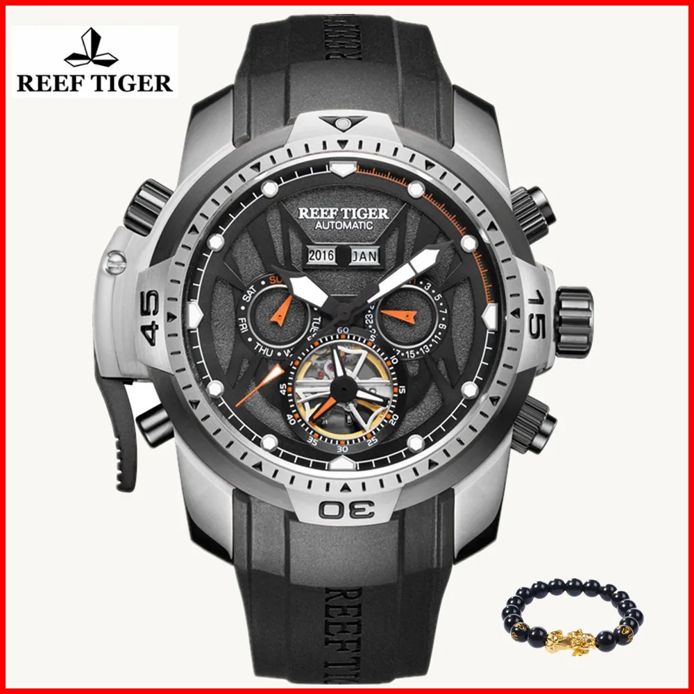 Reef Tiger/RT Sport Watch Complicated Dial with Year Month Perpetual Calendar Big Steel Case Watches Relogio Masculino RGA3532
Reef Tiger/RT Sport Watch Complicated Dial with Year Month Perpetual Calendar Big Steel Case Watches Relogio Masculino RGA3532
