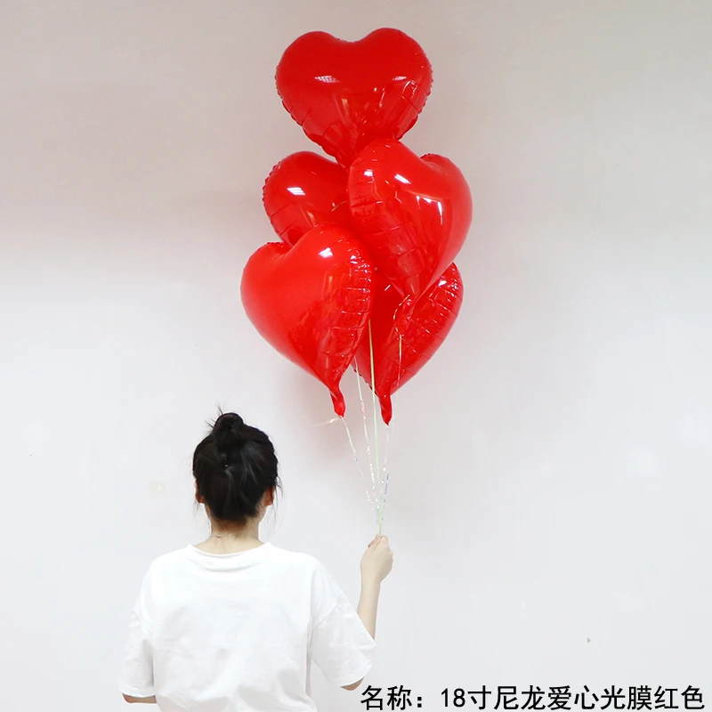 New 18-inch do nylon heart-shaped aluminium film "wedding decor love foil balloons
New 18-inch do nylon heart-shaped aluminium film "wedding decor love foil balloons