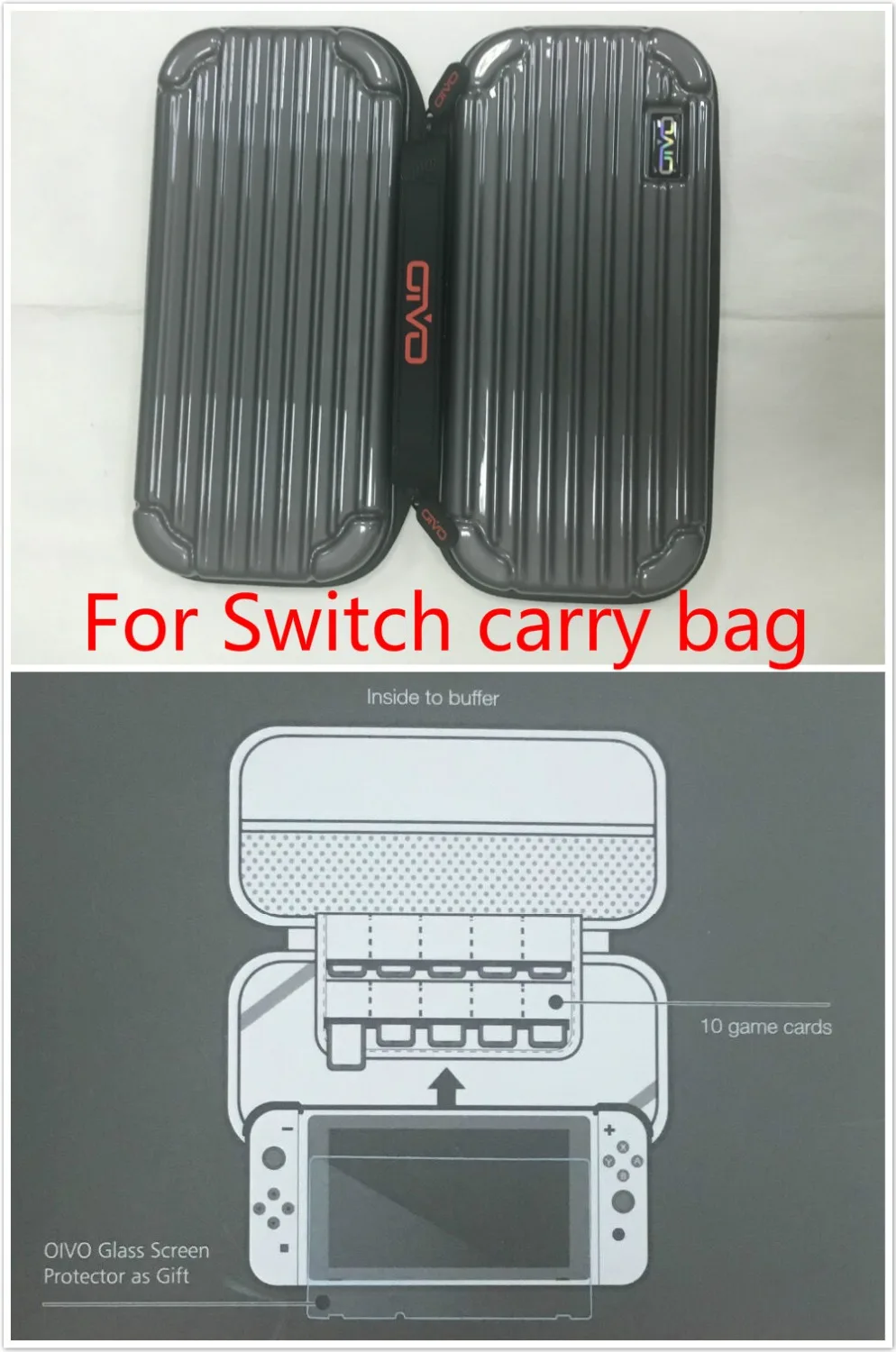 For nintend switch for NS for N Switch Console Carry bag case Storage Bag Host Protective Case with free Glass screen protector
For nintend switch for NS for N Switch Console Carry bag case Storage Bag Host Protective Case with free Glass screen protector