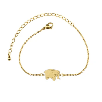 10PCS Bohemian Gold Color Lucky Origami Elephant Bracelet for Girl Kids Statement Jewelry Stainless Steel Pulseira Masculina
10PCS Bohemian Gold Color Lucky Origami Elephant Bracelet for Girl Kids Statement Jewelry Stainless Steel Pulseira Masculina