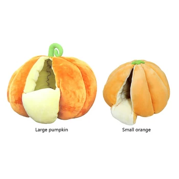 Dog Cat House Cute Fruit Pumpkin Cave Mat Winter Nest Soft Pet Kennel Sleeping Bed Thicken Warm Foldable Pet Kennel Dog Supplies
Dog Cat House Cute Fruit Pumpkin Cave Mat Winter Nest Soft Pet Kennel Sleeping Bed Thicken Warm Foldable Pet Kennel Dog Supplies