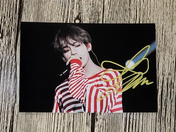 signed Bangtan Boys V Kim Tae Hyung autographed photo LOVE YOURSELF TEAR K-POP 6 inches freeshipping 052018B
signed Bangtan Boys V Kim Tae Hyung autographed photo LOVE YOURSELF TEAR K-POP 6 inches freeshipping 052018B