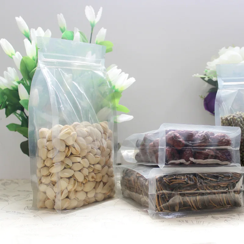 50Pcs/ Lot Food Moisture-proof Bags, transparent Bags Stand Up Pouch Ziplock Packaging for Beverage Coffee Snack Cookie Baking 
50Pcs/ Lot Food Moisture-proof Bags, transparent Bags Stand Up Pouch Ziplock Packaging for Beverage Coffee Snack Cookie Baking