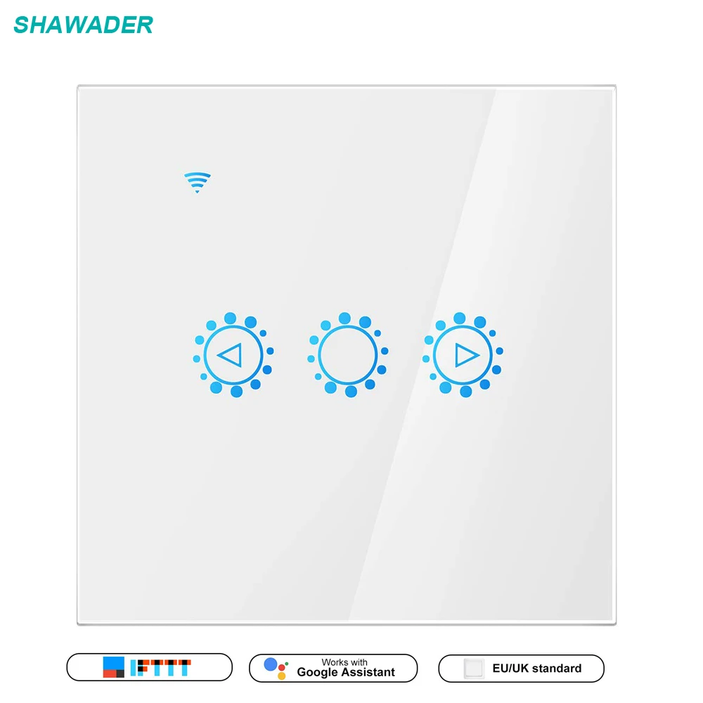 Smart Wifi Switch Dimmer Wall Touch Switch Wireless Light Switch Timer Support Work with Alexa Google Home Remote Control White
Smart Wifi Switch Dimmer Wall Touch Switch Wireless Light Switch Timer Support Work with Alexa Google Home Remote Control White