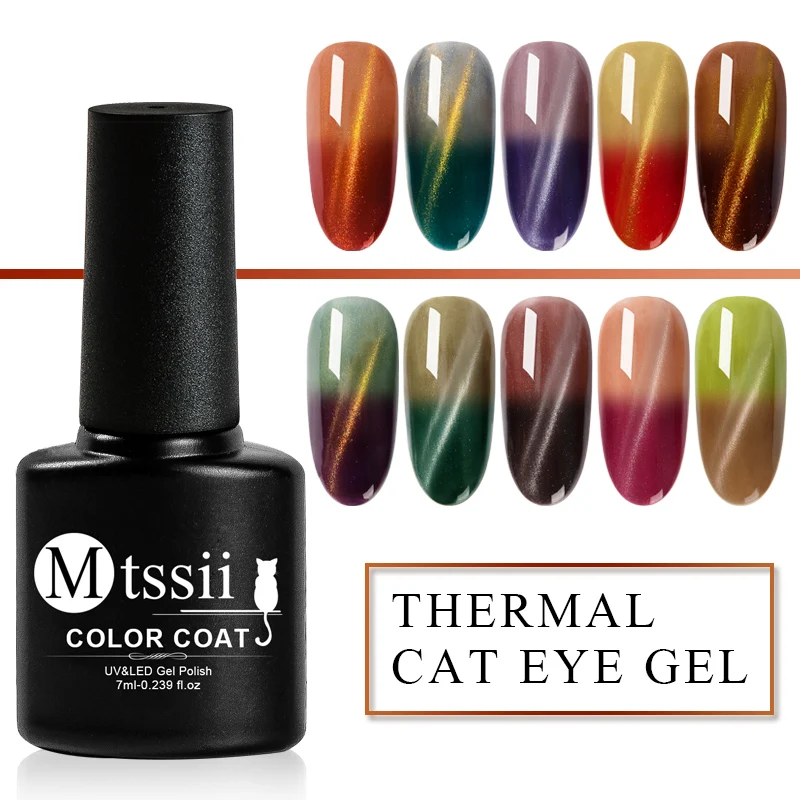 Mtssii 7ml Thermal Magnetic Cat Eye Nail Gel Polish 10 Style Temperature Color Changing Nail Gel Soak Off UV LED Gel Varnish
Mtssii 7ml Thermal Magnetic Cat Eye Nail Gel Polish 10 Style Temperature Color Changing Nail Gel Soak Off UV LED Gel Varnish