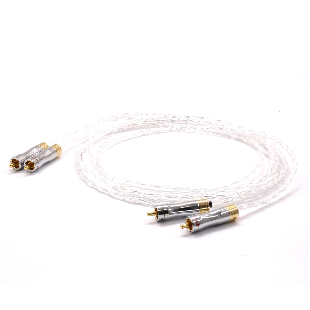 Free shipping 8TS 8N OCC single copper Silver Plated RCA to RCA Cable Digital Audio Video RCA Hifi Subwoofer AV TV Cables
Free shipping 8TS 8N OCC single copper Silver Plated RCA to RCA Cable Digital Audio Video RCA Hifi Subwoofer AV TV Cables