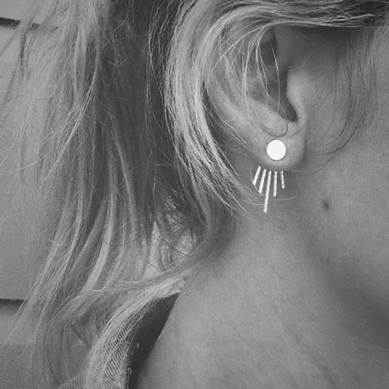 E0221 New Arrival Gold-color Double Sided Earring For Women Broken Glass Long Earring Fashion Jewerly Wholesale Birthday Gift
E0221 New Arrival Gold-color Double Sided Earring For Women Broken Glass Long Earring Fashion Jewerly Wholesale Birthday Gift
