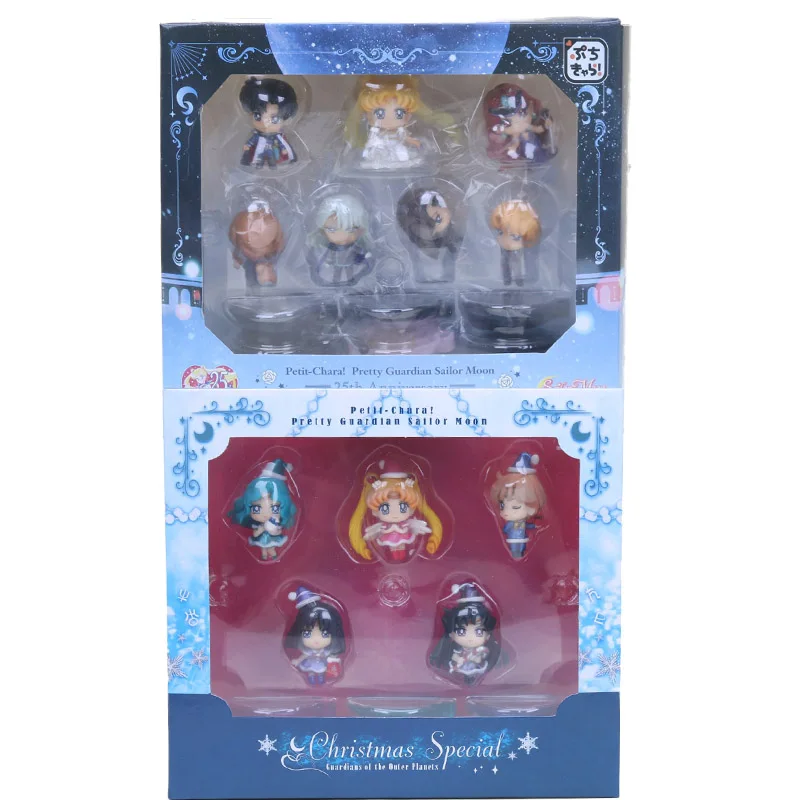 Anime Pretty Guardian Dark Kingdom Mini Sailor Moon Mercury Venus Jupiter Christmas Special Ver. PVC Action Figure Toys
Anime Pretty Guardian Dark Kingdom Mini Sailor Moon Mercury Venus Jupiter Christmas Special Ver. PVC Action Figure Toys