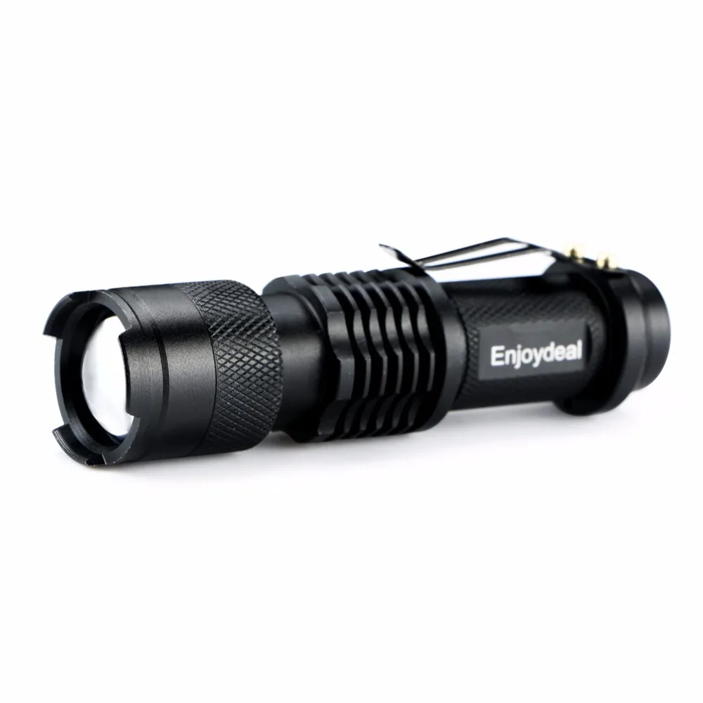 

1Pc Wholesale Dropshipping MOONBIFFY Mini Flashlight 2000 Lumens CREE Q5 LED Torch AA/14500 Adjustable Zoom Focus Torch Lamp