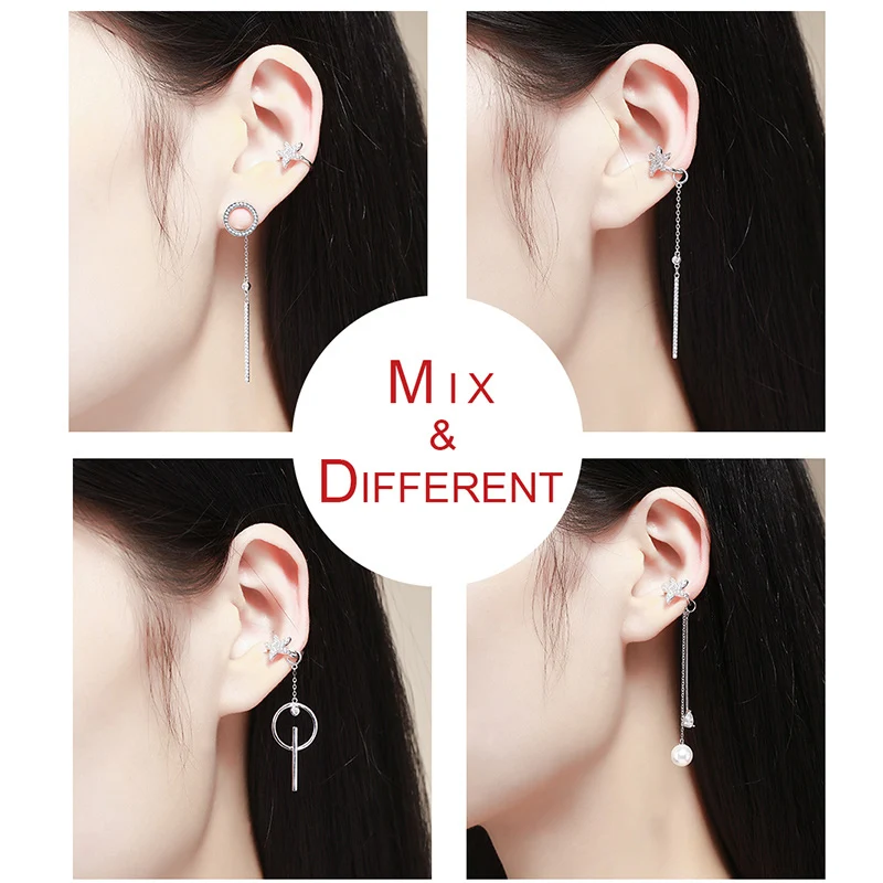 BISAER 925 Sterling Silver Geometric Circle Korean Earrings Long Drop Earrings for Women Fashion Sterling Silver Jewelry GXE086
BISAER 925 Sterling Silver Geometric Circle Korean Earrings Long Drop Earrings for Women Fashion Sterling Silver Jewelry GXE086