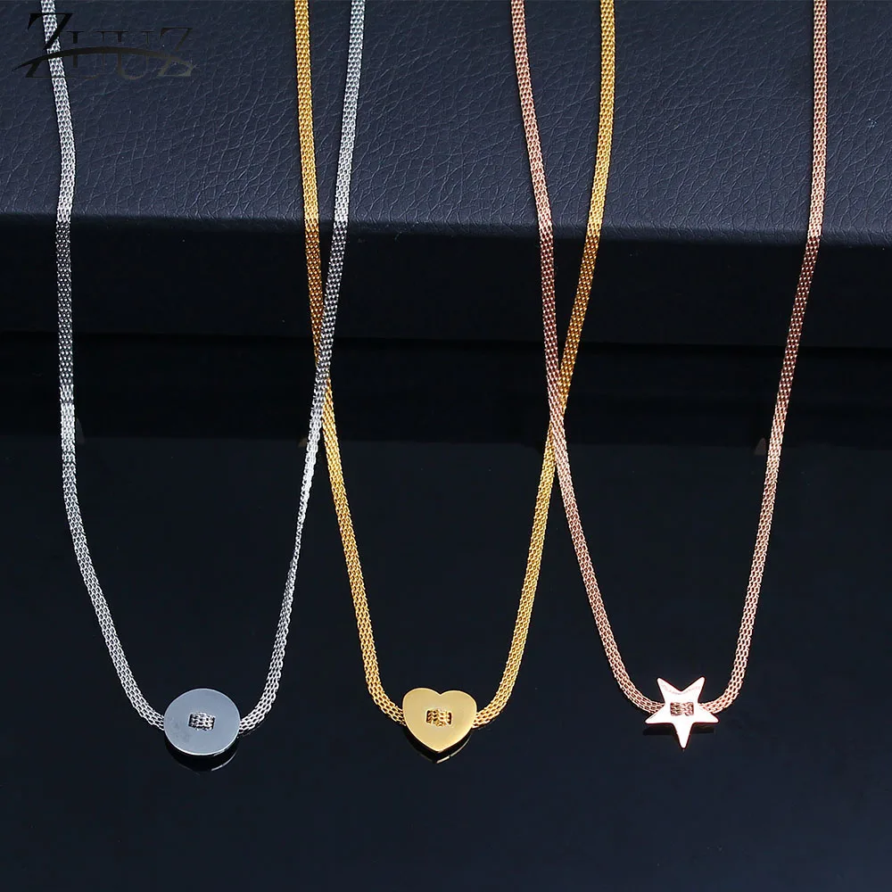 ZUUZ stainless steel choker necklaces & pendants for women silver rose gold jewelry accessories jewellery heart chain female
ZUUZ stainless steel choker necklaces & pendants for women silver rose gold jewelry accessories jewellery heart chain female