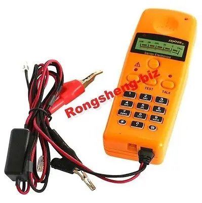 DHL/EMS 2 Sets Brand New ST220 Mini Tel Telephone Line Network Cable Tester Meter Dial/Talk
DHL/EMS 2 Sets Brand New ST220 Mini Tel Telephone Line Network Cable Tester Meter Dial/Talk